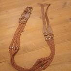 Mooie gevlochten riem, Kleding | Dames, Riemen en Ceinturen, Ophalen of Verzenden, Zo goed als nieuw, Bruin, Tailleriem