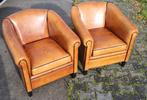 2 Schapenleren Fauteuils Lounge Atelier - GRATIS Bezorging, Gebruikt, ., Ophalen of Verzenden, .