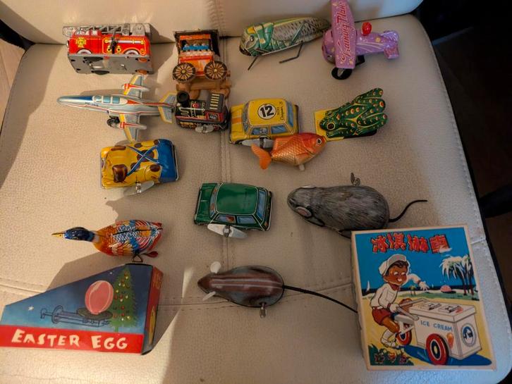 Vintage blikken speelgoed collectie, Antiek en Kunst, Antiek | Speelgoed, Ophalen