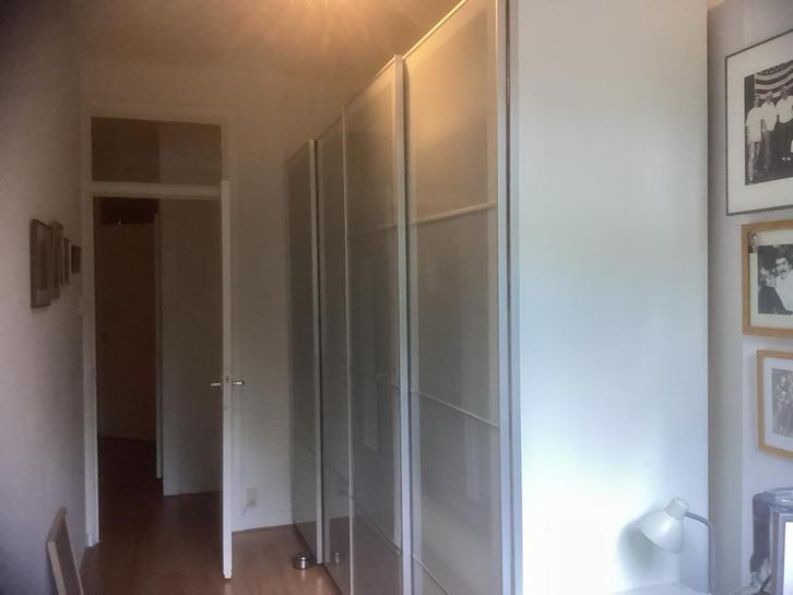 Ikea Pax Schuifdeuren Frosted Glas (3m breed), Huis en Inrichting, Kasten | Kledingkasten, Gebruikt, 200 cm of meer, Met deur(en)