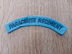 Schouderembleem Parachute Regiment., Verzamelen, Militaria | Tweede Wereldoorlog, Ophalen of Verzenden, Landmacht, Engeland, Embleem of Badge