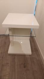 Nachtkast hoogglans wit, Ophalen, Rechthoekig, Minder dan 55 cm