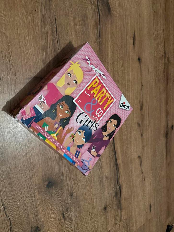 Party & Co Girls Bordspel, Hobby en Vrije tijd, Gezelschapsspellen | Bordspellen, Zo goed als nieuw, Drie of vier spelers, Reisspel