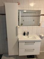 IKEA Badkamermeubel hoge kast en wastafel, Ophalen, (Half)hoge kast, 50 tot 100 cm, Zo goed als nieuw
