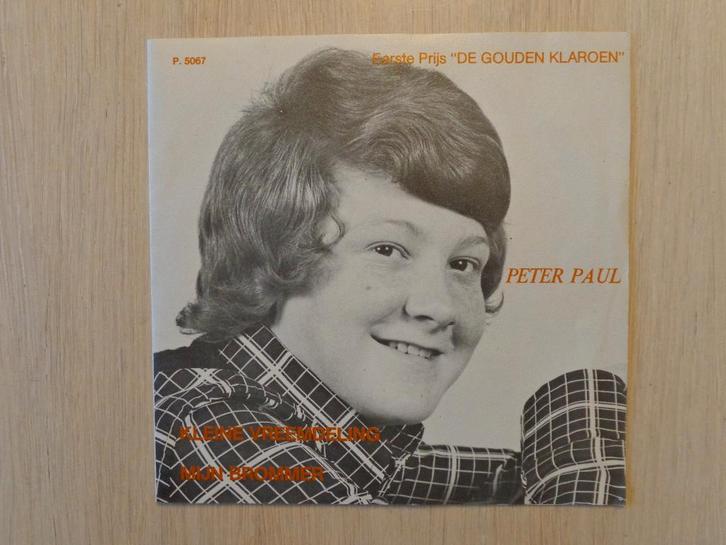 Peter Paul  – Kleine Vreemdeling, Cd's en Dvd's, Vinyl Singles, Zo goed als nieuw, Single, Nederlandstalig, 7 inch, Ophalen of Verzenden
