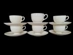 6 Wedgwood Edmé kop en schotels, Antiek en Kunst, Antiek | Servies compleet, Ophalen of Verzenden