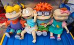 Vintage 90s Rugrats poppen/handpoppen 30 en 40 cm, Ophalen of Verzenden, Zo goed als nieuw, Pop