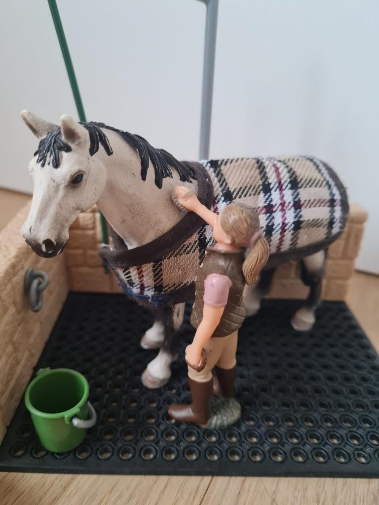 Schleich poetsplaats, Ophalen of Verzenden, Zo goed als nieuw