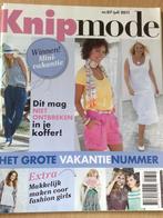 Knipmode juli nr. 7 / 2011 , Het grote vakantie nummer, Hobby en Vrije tijd, Kledingpatronen, Verzenden, Zo goed als nieuw, Vrouw