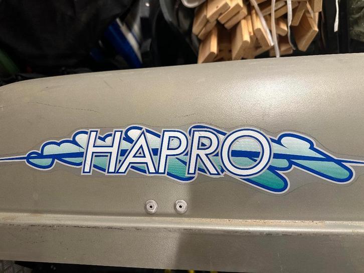 Grote Hapro skikoffer vr 6 sets 225x70cm met snelsluitingen, Auto diversen, Dakkoffers, Gebruikt, Ophalen
