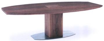 Massieve eettafel met aluminium voet beschikbaar voor biedingen