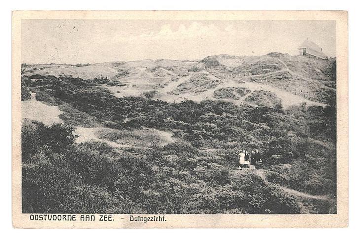 975812 Oostvoorne aan Zee ZH 1930 Gelopen met postzegel, Verzamelen, Ansichtkaarten | Nederland, Gelopen, Zuid-Holland, 1920 tot 1940