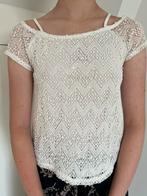 Wit kanten topje , C&A maat 146-152, Ophalen of Verzenden, Zo goed als nieuw, Meisje, Shirt of Longsleeve