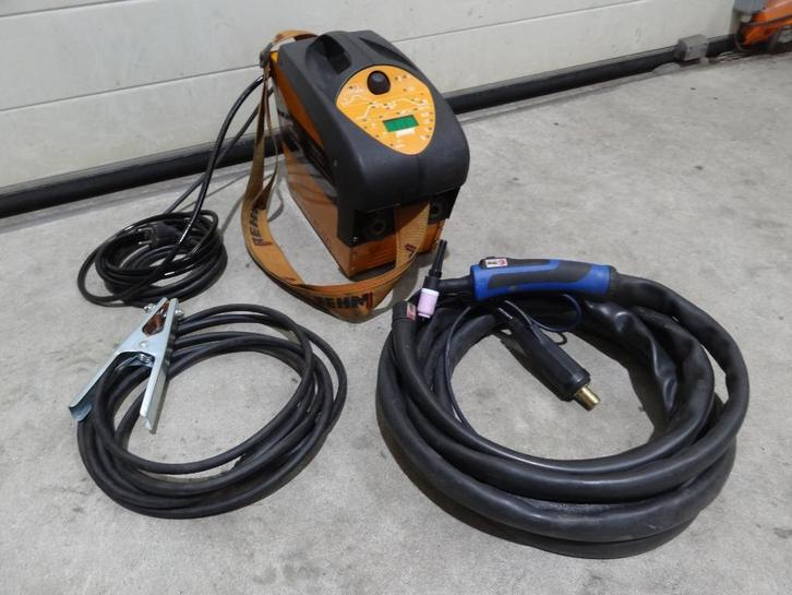 Tig lasapparaat Rehm Tiger 170 AC/DC Puls 230 volt, Doe-het-zelf en Verbouw, Gereedschap | Lasapparaten, Zo goed als nieuw, Overige typen