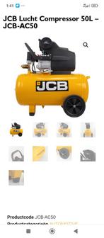 JCB Professionele Compressor - Nieuw in Doos!, Doe-het-zelf en Verbouw, Compressors, 6 tot 10 bar, Nieuw, Ophalen of Verzenden