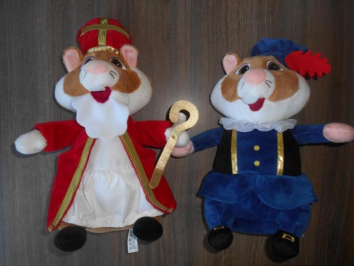 AH hamster Sinterklaas en Piet, Verzamelen, Supermarktacties, Albert Heijn, Ophalen of Verzenden