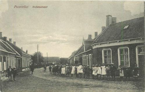 (378-322-039) Poortvliet Molenstraat, Verzamelen, Ansichtkaarten | Nederland, Zeeland, Verzenden