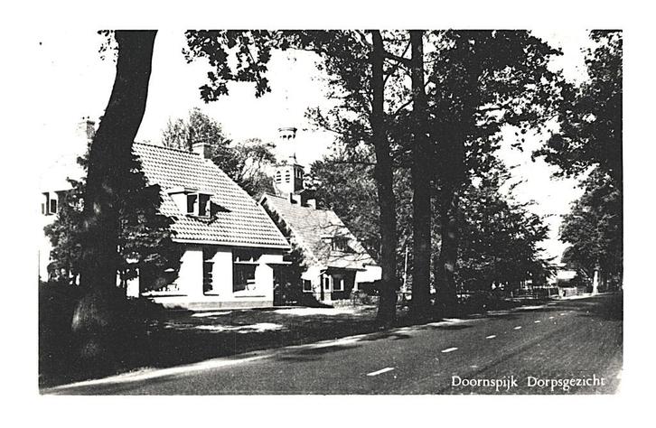 981505 Doornspijk Gld Dorpsgezicht Nette oude kaart Onbeschr, Verzamelen, Ansichtkaarten | Nederland, Ongelopen, Gelderland, Ophalen of Verzenden