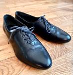 Ecco, lace ups, zwart leer - maat 40., Ecco, Zwart, Ophalen of Verzenden, Sneakers of Gympen