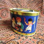 Schattig blik spaarpot ovaal kinderen, Ophalen of Verzenden, Zo goed als nieuw, Metaal of Blik, Overige thema's