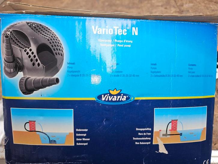 Vario Tec Vijverpomp - Topkwaliteit!, Tuin en Terras, Waterpompen, Ophalen of Verzenden