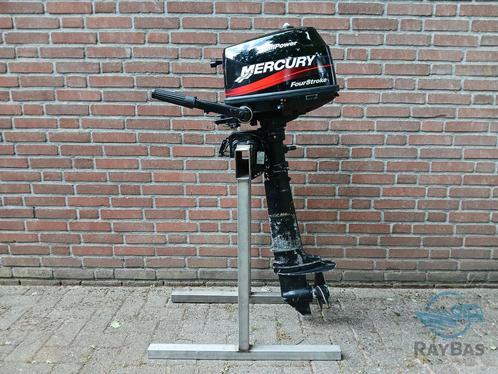 Mercuri 4 pk buitenboordmotor / 4-takt / langstaart / buiten, Watersport en Boten, Buiten- en Binnenboordmotoren, Gebruikt