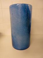 BLAUWE ZWAAR GLAZEN VAZEN INTRATUIN NIEUW, Blauw, Nieuw, Ophalen of Verzenden, Glas