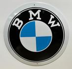 BMW logo rond relief reclamebord van metaal wandbord deco, Ophalen of Verzenden, Nieuw, Auto's