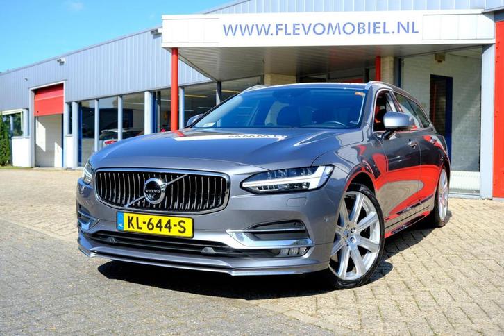 Volvo V90 2.0 D5 235pk AWD Inscription Aut. Pano|Leder|Bower, Auto's, Volvo, Bedrijf, Te koop, V90, 360° camera, 4x4, ABS, Achteruitrijcamera