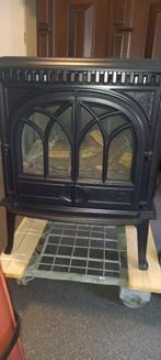 Landelijke gaskachel, gietijzer zwart, Jotul 3 - €75, Huis en Inrichting, Kachels, Ophalen, Gebruikt, Gas, Vrijstaand