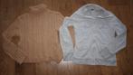 Bruine Kabeltrui en Grijs Vest (S), Kleding | Dames, Truien en Vesten, Bruin, Ophalen of Verzenden, Maat 36 (S), Gedragen