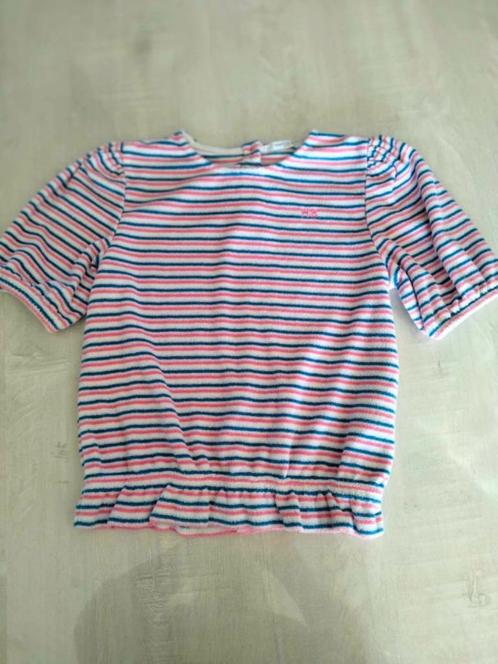 bloesje korte mouwen maat 122 - 128, Kinderen en Baby's, Kinderkleding | Maat 122, Zo goed als nieuw, Meisje, Overhemd of Blouse