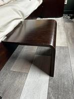 Donker bruine aanhaaktafels auping auronde, Huis en Inrichting, Ophalen, Gebruikt, Bruin, Tweepersoons