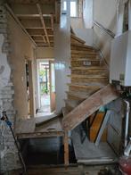 Houten Draaitrap - Afmetingen Zie Omschrijving, Doe-het-zelf en Verbouw, Ophalen, Gebruikt, Overige typen, Overige houtsoorten