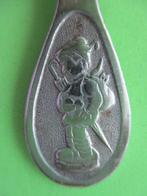 (KB4745) Kinderbestek Meisje met plunjezak en paraplu vork, Ophalen of Verzenden, Gebruikt