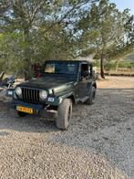 Jeep Wrangler 4.0 I 2004 Groen, Auto's, Jeep, 450 kg, Beige, 4 stoelen, 1920 kg