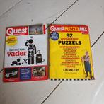 2 x Quest braintainment magazine tijdschrift puzzelboek., Ophalen of Verzenden, Gelezen
