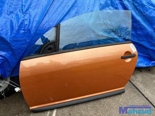 CITROEN C3 PLuriel oranje KHUD Links deur portier 2003-2010, Auto-onderdelen, Carrosserie en Plaatwerk, Deur, Citroën, Gebruikt