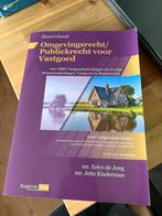 Omgevingsrecht/publiekrecht voor vastgoed, Ophalen of Verzenden, Zo goed als nieuw