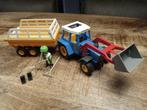 Playmobil Tractor met hooiwagen 3073, Kinderen en Baby's, Speelgoed | Playmobil, Ophalen of Verzenden, Zo goed als nieuw, Complete set