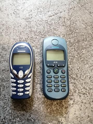 WEG=WEG!!! COLLECTORS ITEM SIEMENS MOBIELE TELEFOONS M35/A55 beschikbaar voor biedingen