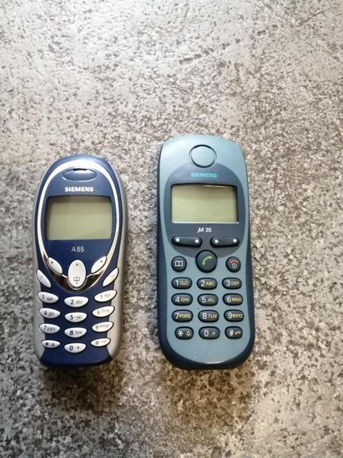 WEG=WEG!!! COLLECTORS ITEM SIEMENS MOBIELE TELEFOONS M35/A55, Telecommunicatie, Mobiele telefoons | Overige merken, Gebruikt, Zonder abonnement