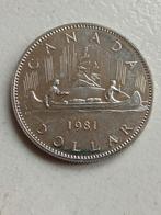 Canada 1 dollar 1981, Postzegels en Munten, Munten | Amerika, Ophalen of Verzenden, Noord-Amerika, Losse munt