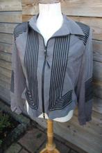 Jasje grijs/ zwart Za-Ek mt 44 Vaste prijs, Za-EK, Zwart, Maat 42/44 (L), Ophalen of Verzenden