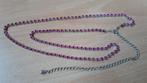 Roze heup / broek ketting (heupketting, broekketting), Overige materialen, Gebruikt, Met strass, Ophalen of Verzenden