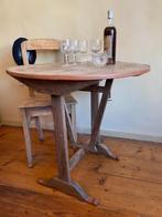 Kleiner Model Wijnproeftafel Table Vigneron Bijzettafel, Antiek en Kunst, Ophalen