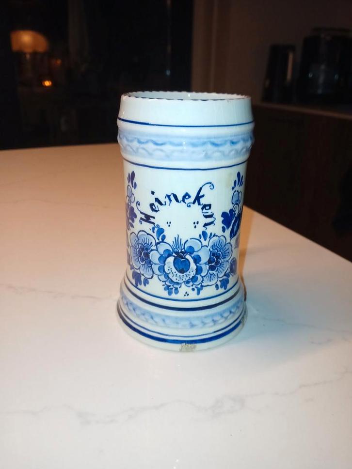 2 Heineken Bierpullen Delfts Blauw, Antiek en Kunst, Antiek | Keramiek en Aardewerk, Ophalen of Verzenden
