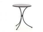 Tuintafel Sieger Mecalit rond 60cm hoog 72cm nieuw, Ophalen, Nieuw, Rond, Metaal