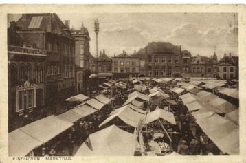 Eindhoven. Marktdag - kramen volk - 1930 gelopen beschikbaar voor biedingen