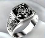 Ring Tibet zilver massief 'Schorpioen' maat 19 -NIEUW-, Sieraden, Tassen en Uiterlijk, Ringen, 19 tot 20, Nieuw, Ophalen of Verzenden